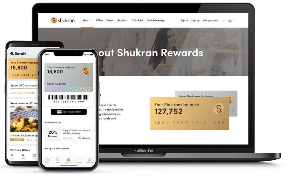 Explore the Shukran website and app.